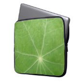Nasturtium Leaf Laptop Bag Laptopschutzhülle (Vorderseite Links)