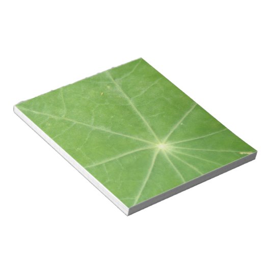 Nasturtium Leaf Notepad Notizblock (angewinkelt)
