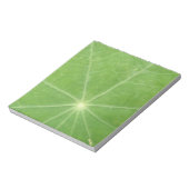 Nasturtium Leaf Notepad Notizblock (Rotiert)