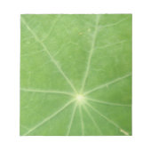 Nasturtium Leaf Notepad Notizblock (Vorderseite)
