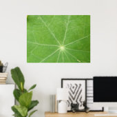 Nasturtium Leaf Print Poster (Heimbüro)