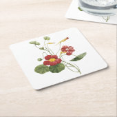 nasturtium(Tropaeolum majus) von Redouté Rechteckiger Pappuntersetzer (angewinkelt)