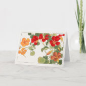 Nasturtium von Tanigami Konan Karte (Vorderseite)