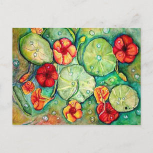 Nasturtium Water Fantasy Postkarte