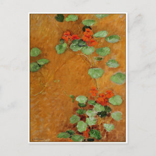 Nasturtiums by Gustave Caillebotte Postkarte