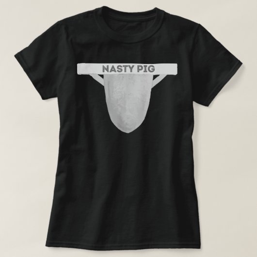 Nasty Pig Jock Strap Men Gay Pride Awareness LGBTQ T-Shirt (Design vorne)
