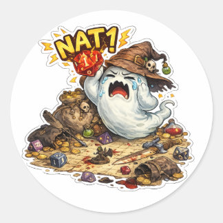 Nat 1 Würfel Goblin Aufkleber | Kritischer Misserf