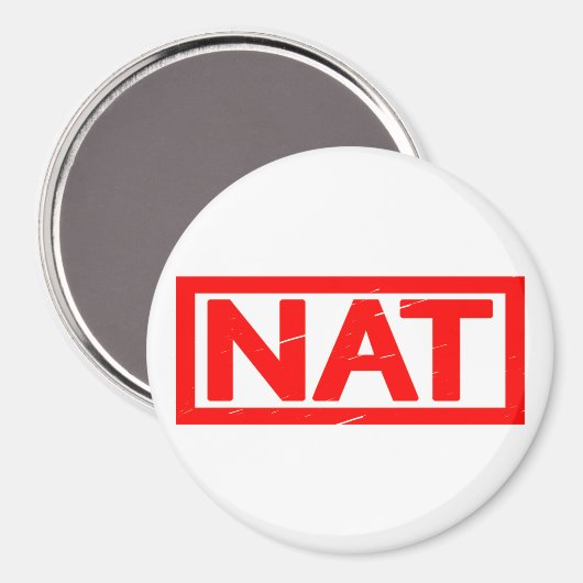 Nat-Briefmarke Magnet (Vorderseite/Rückseite)