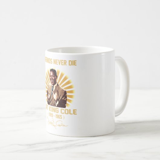 Nat King Cole Kaffeetasse (VorderseiteRechts)