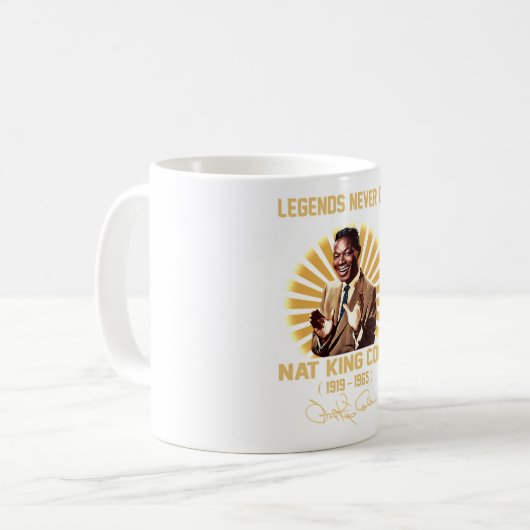 Nat King Cole Kaffeetasse (Vorderseite Links)
