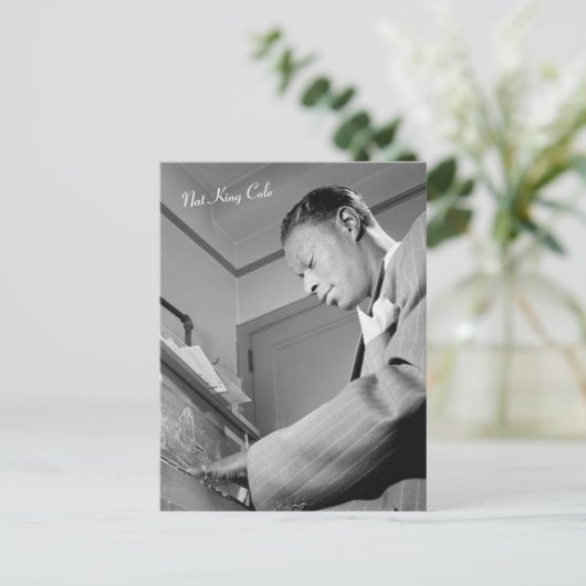 Nat King Cole Postkarte (Stehend Vorderseite)