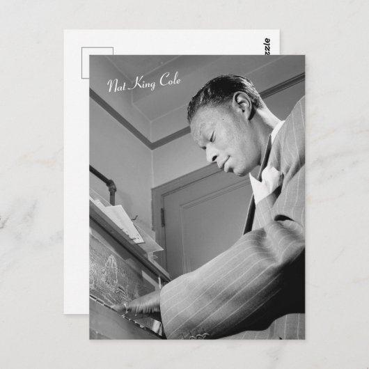 Nat King Cole Postkarte (Vorne/Hinten)