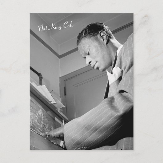 Nat King Cole Postkarte (Vorderseite)