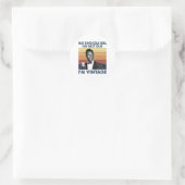 Nat King Cole Runder Aufkleber (Tasche)