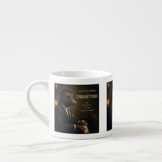 Nat King Mole Album: eine Parodie Espressotasse (Links)