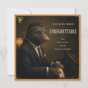 Nat King Mole Album: eine Parodie Karte