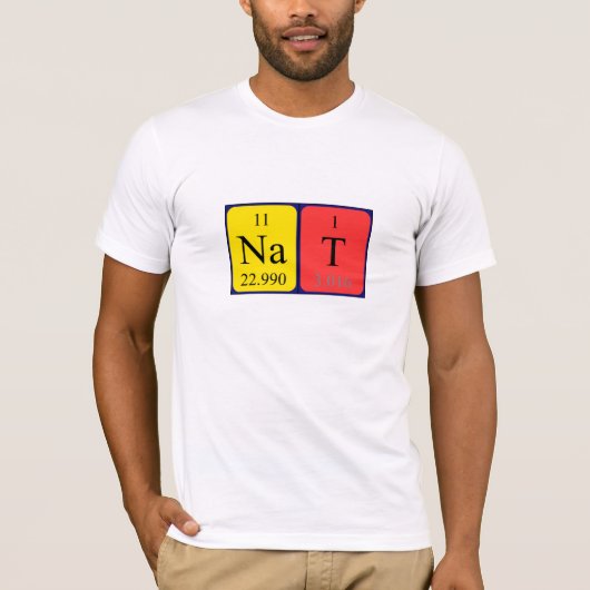Nat Periodenname Shirt (Vorderseite)