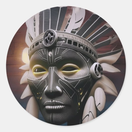 Nat Runder Aufkleber (Vorderseite)