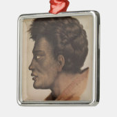 Natai, ein Maori- Leiter von der Brachsen-Bucht, Ornament Aus Metall (Links)