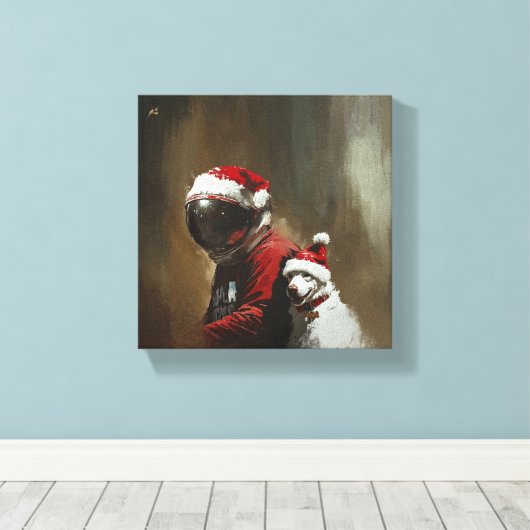 Natal Astronauta Leinwanddruck (Insitu (Holzboden))