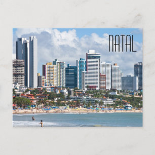 Natal Brazil City Beach Postcard Postkarte