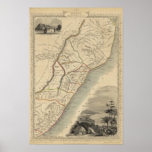 Natal und Kaffraria Poster (Vorne)