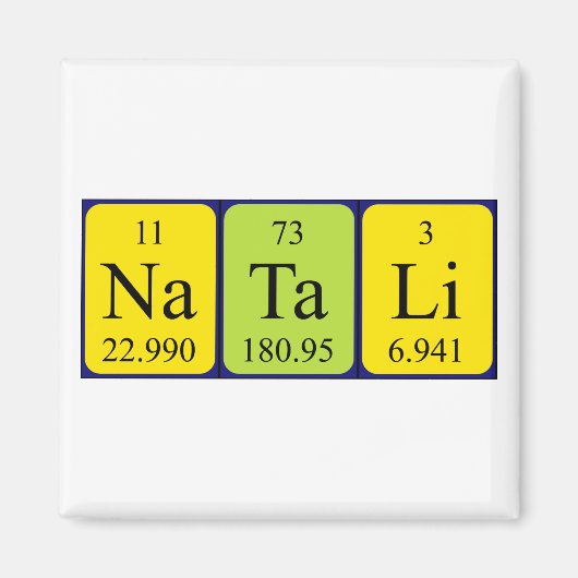 Natali Periodenmagnet Magnet (Vorne)