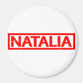 Natalia-Briefmarke Magnet (Vorne)