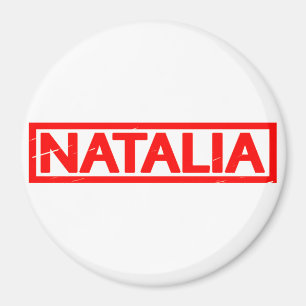Natalia-Briefmarke Magnet