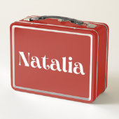 Natalia Metall Brotdose (Rückseite)