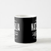 Natalia Personalisiert Name Geburtstagsgeschenk Kaffeetasse (Mittel)