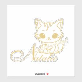 Natalie Cat Sticker