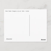 Natalie das Monster, Postkarte (Rückseite)