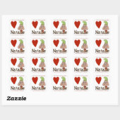 Natalie Froggie auf Doggie Stickers (Blatt)