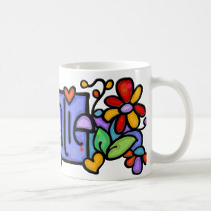 NATALIE handgemalter individueller Name Kaffeetasse