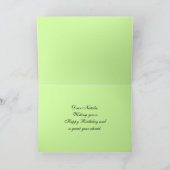 Natalie Happy Birthday Scarlet Rose Card Karte (Innenseite)