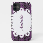 Natalie Lace & Damask Viktorianisches Telefon iPho Case-Mate iPhone Hülle (Rückseite)