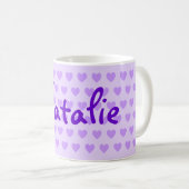 Natalie Lila Kaffeetasse (VorderseiteRechts)