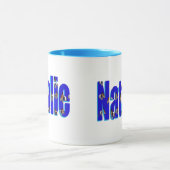 Natalie-Logo aus Guinea, Tasse (Zentrum)