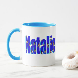 Natalie-Logo von Schweinen der Guinea, Tasse