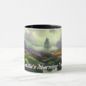 Natalie Morning Tea Personalisiert anpassbar Tasse (Zentrum)