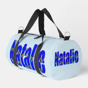 'Natalie' Name Aus Meerschweinchen, Duffle Bag