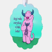 Natalie, Papier-Zierkarte Ornament Karte (Links)