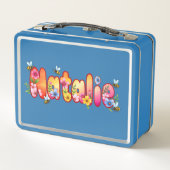 Natalie - Personalized Bee Lunch Box (Rückseite)