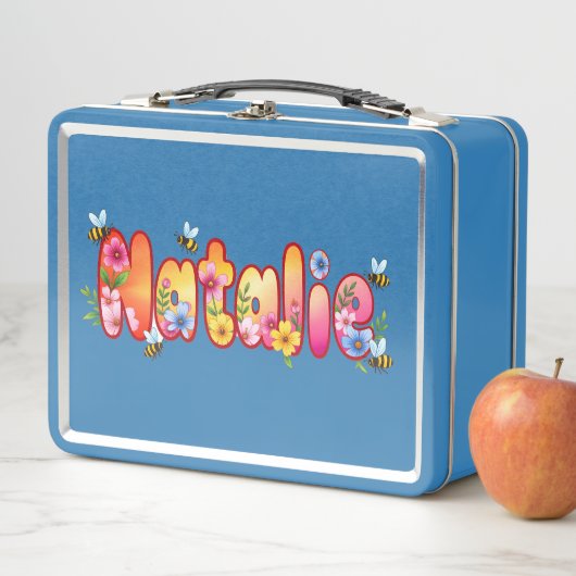 Natalie - Personalized Bee Lunch Box (Beispiel)