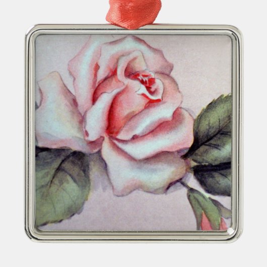 Natalie Rose Silbernes Ornament (Vorne)