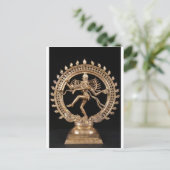 NATARAJ HINDU GOD POSTKARTE (Stehend Vorderseite)