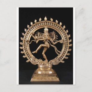 NATARAJ HINDU GOD POSTKARTE