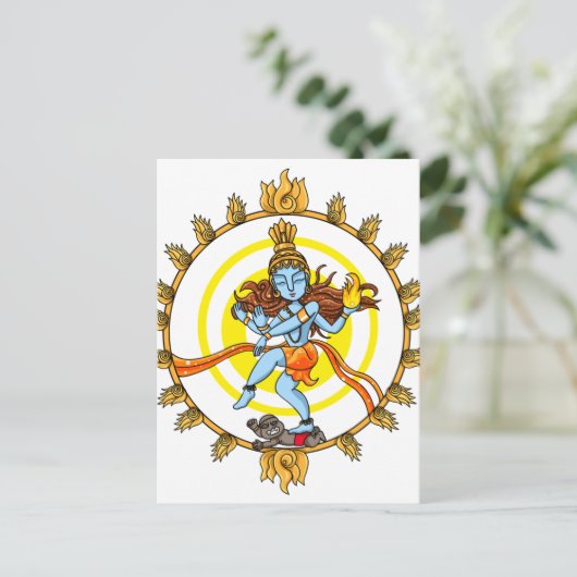 Nataraja Postkarte (Stehend Vorderseite)