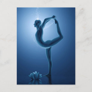 Natarajasana - Reihe Yoga Postkarte